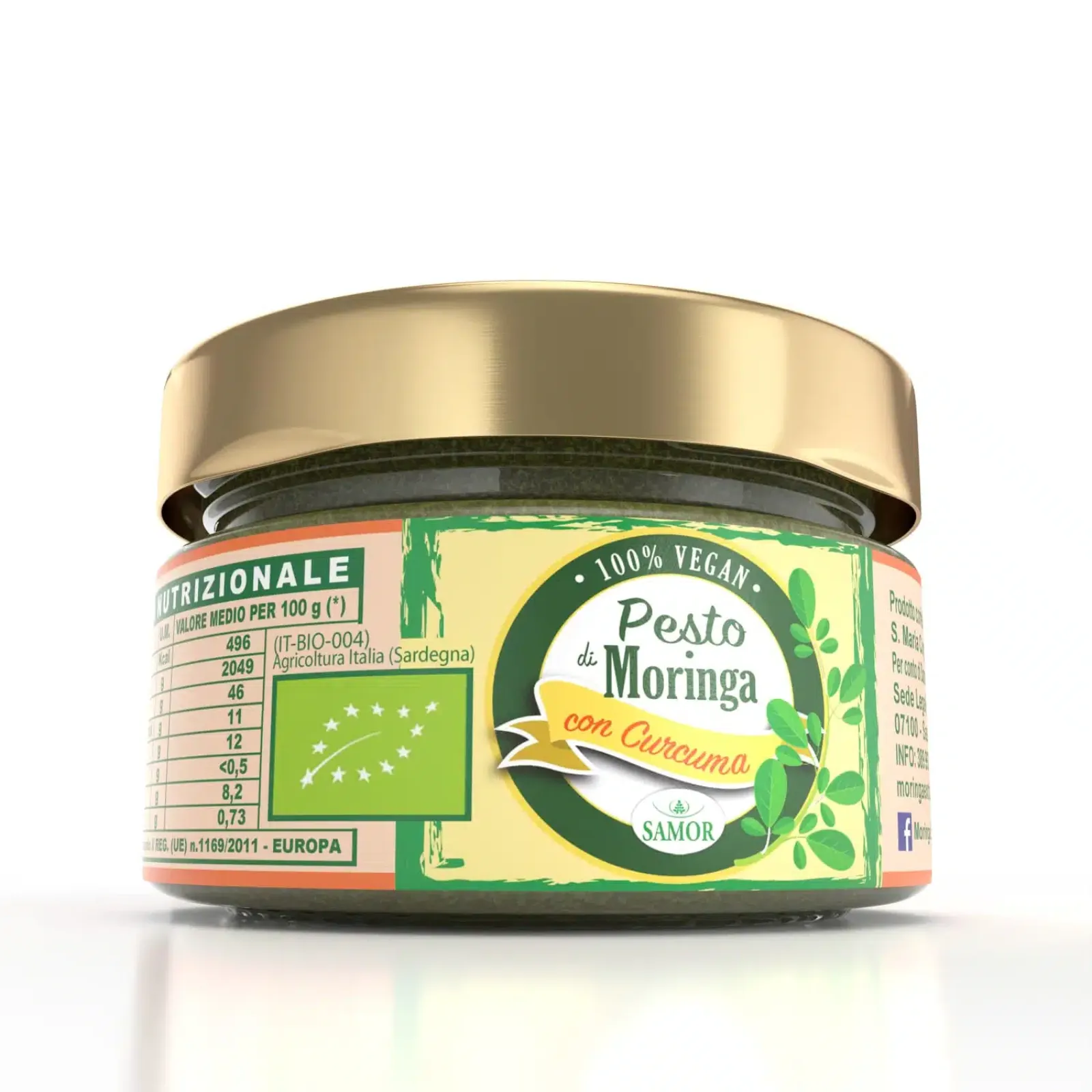 Pesto con curcuma